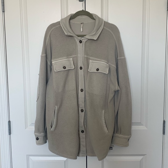 Free People women’s medium “stone” Ruby jacket - Picture 1 of 5